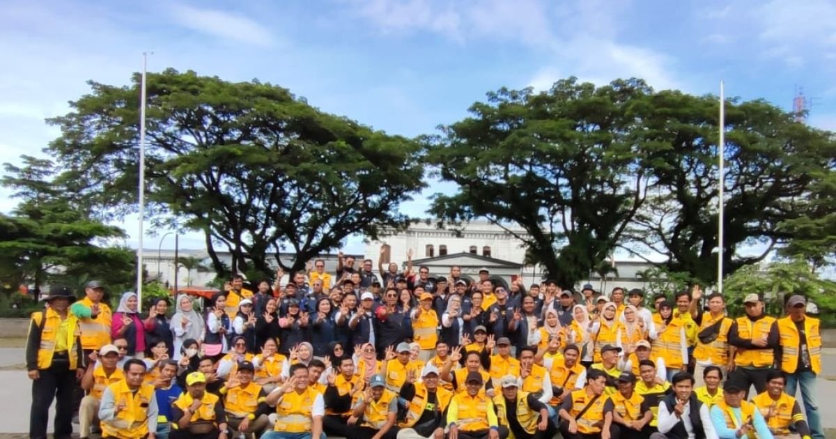 Wujudkan Bogor Bersih, PWI Kota Bogor Bersinergi dengan Pemkot dan Bank BJB di Alun-Alun