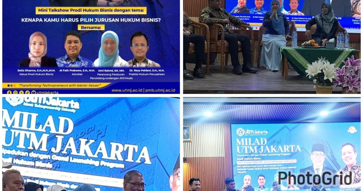 Milad ke-3 UTM Jakarta, Setia Dharma Dorong Lulusan Hukum Bisnis Adaptif terhadap Teknologi dan Etika