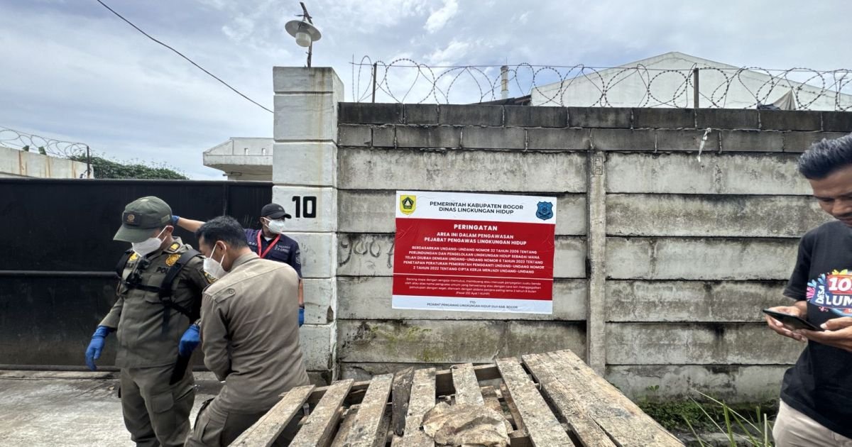Atas Instruksi Bupati Bogor, Pemkab Hentikan Operasi Usaha Limbah B3 yang Meresahkan Warga