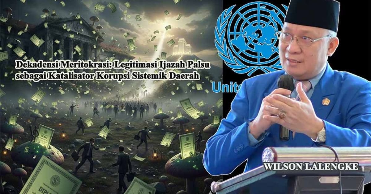 Dekadensi Meritokrasi: Legitimasi Ijazah Palsu sebagai Katalisator Korupsi Sistemik Daerah