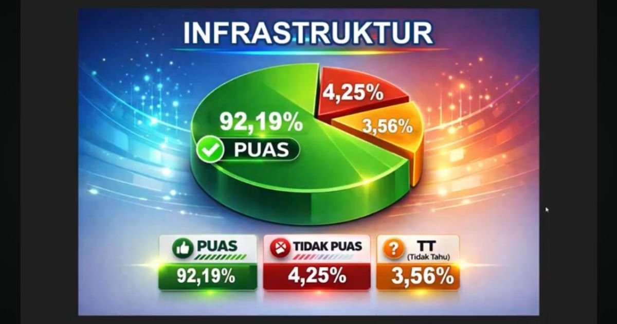 Awal Masa Jabatan Bupati Rudy Susmanto: Kepuasan Publik Lampaui 80 Persen, Sektor Infrastruktur Unggul