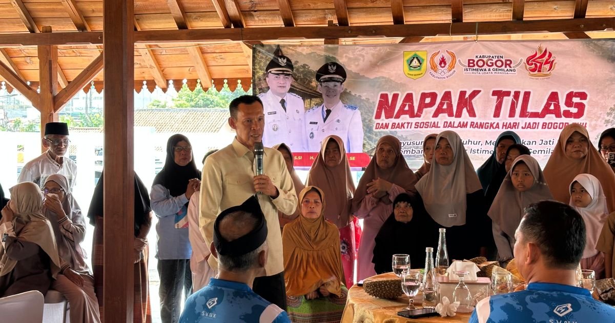 Wabup Bogor Ade Ruhandi Ajak Masyarakat Luruskan Sejarah Kabupaten Bogor Melalui Napak Tilas dan Bakti Sosial