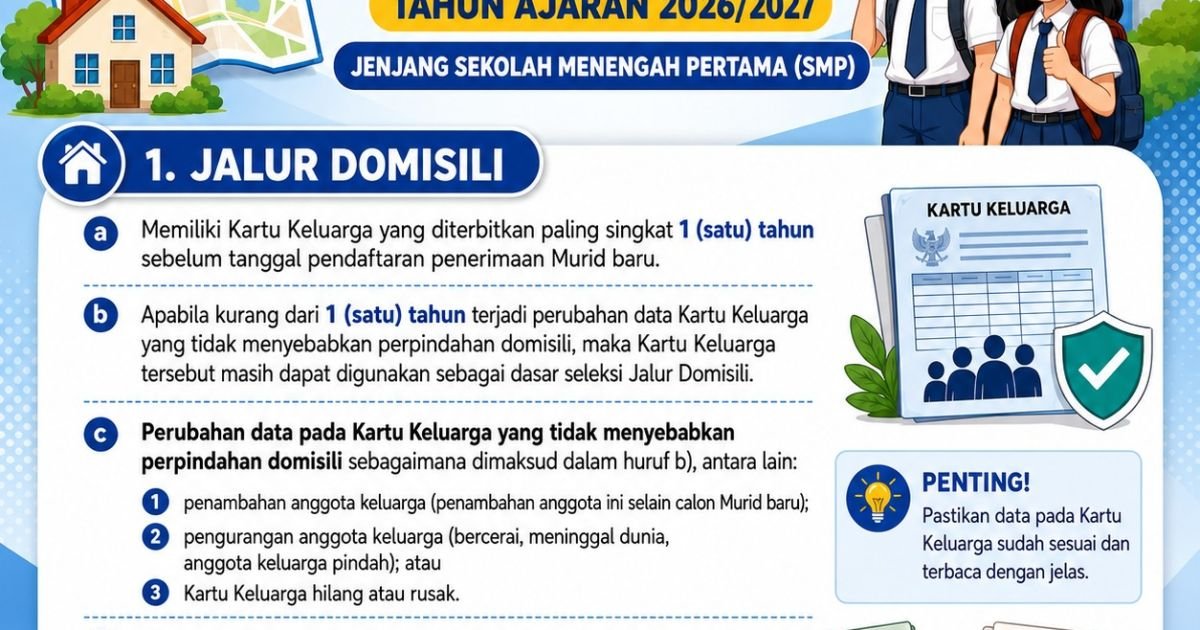 SPMB 2026 Kabupaten Bogor Resmi Dibuka, Simak Jadwal Lengkapnya