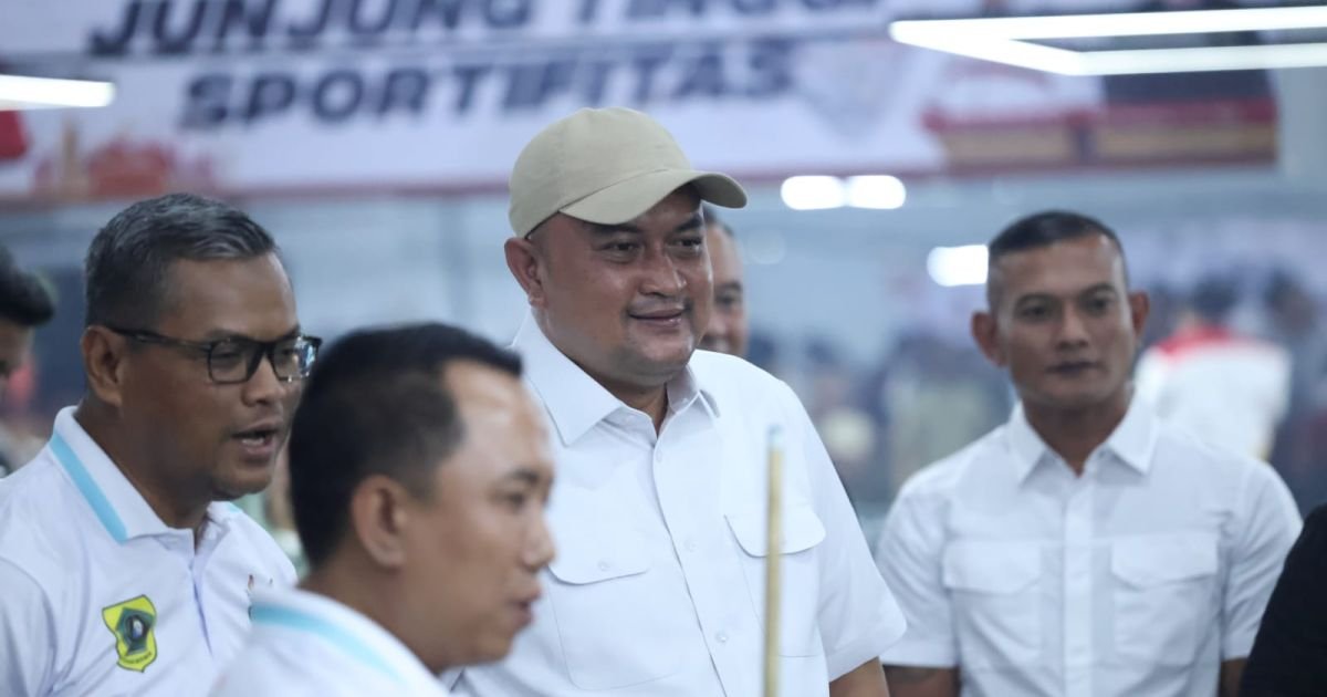 Bupati Bogor, Rudy Susmanto, resmi membuka Turnamen Biliar Bupati Cup 2026