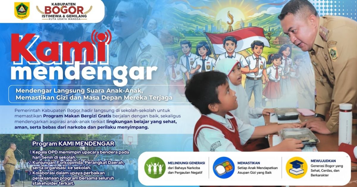 Bupati Bogor, Rudy Susmanto, meluncurkan Program KAMI