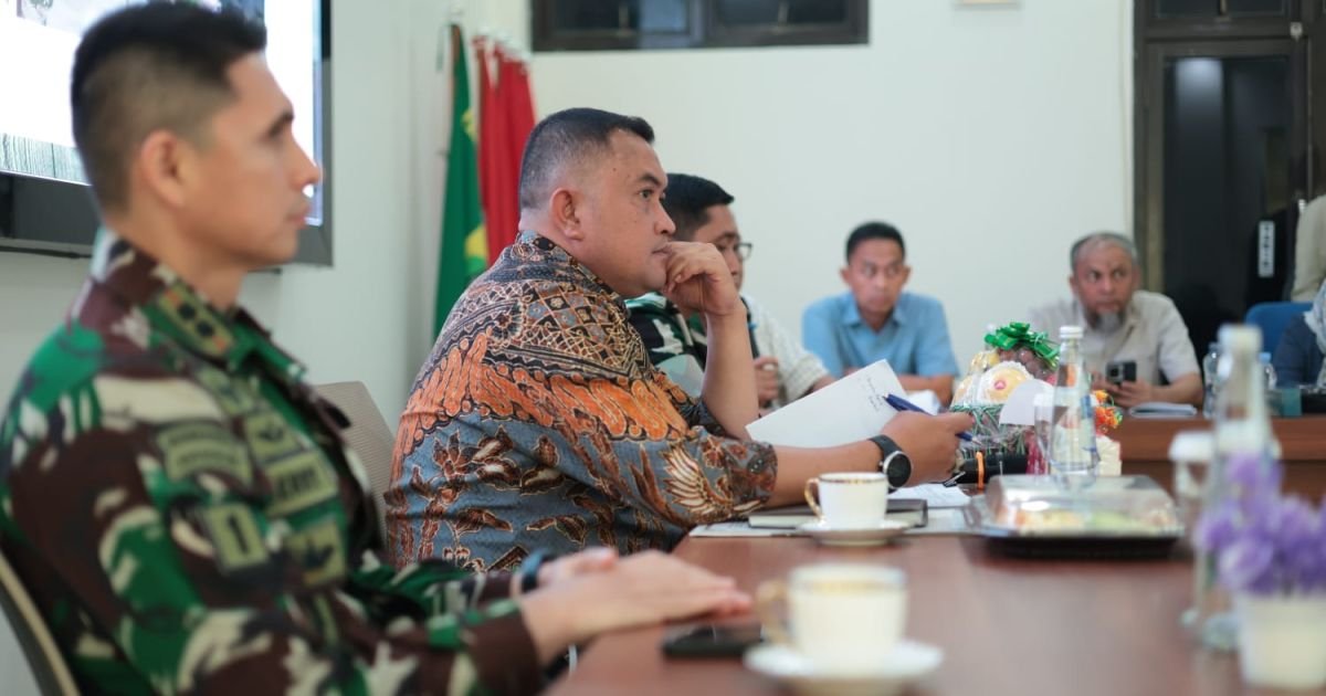 Rapat koordinasi yang dipimpin langsung oleh Bupati Bogor Rudy Susmanto di Kantor Kecamatan Kemang, Sabtu (20/6/2026).