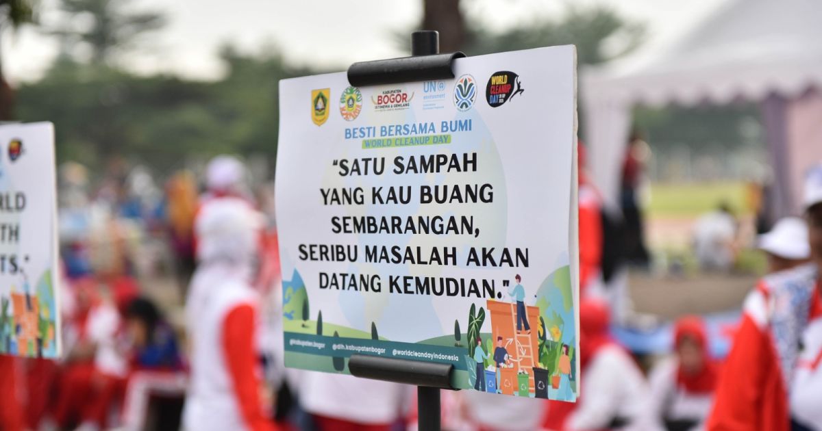Bupati Bogor Canangkan Aksi Bersih Kabupaten Bogor Mendukung World Cleanup Day 2025, Program Adipura, dan Gerakan BIG KRL