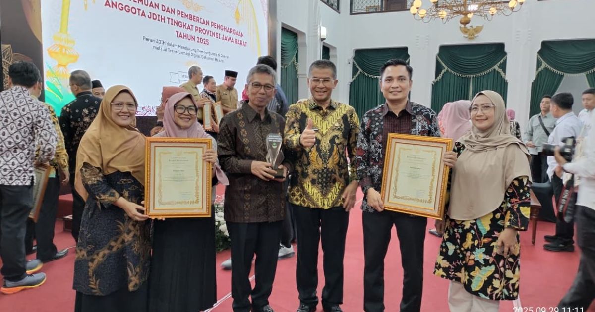 JDIH Kabupaten Bogor Sabet Dua Penghargaan Bergengsi Tingkat Jawa Barat 2025