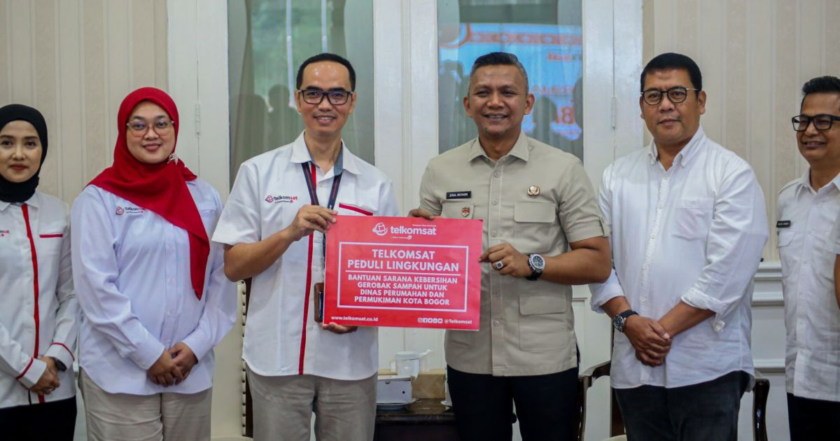 CSR Telkomsat Perkuat Program Pengentasan Kawasan Kumuh di Kota Bogor
