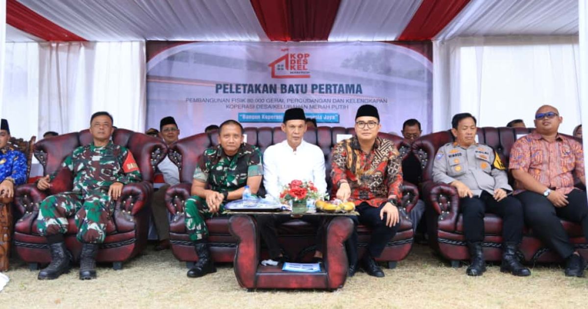 Koperasi Desa Merah Putih Resmi Dibangun Serentak, Jaro Ade: Wujud Kemandirian Ekonomi Rakyat