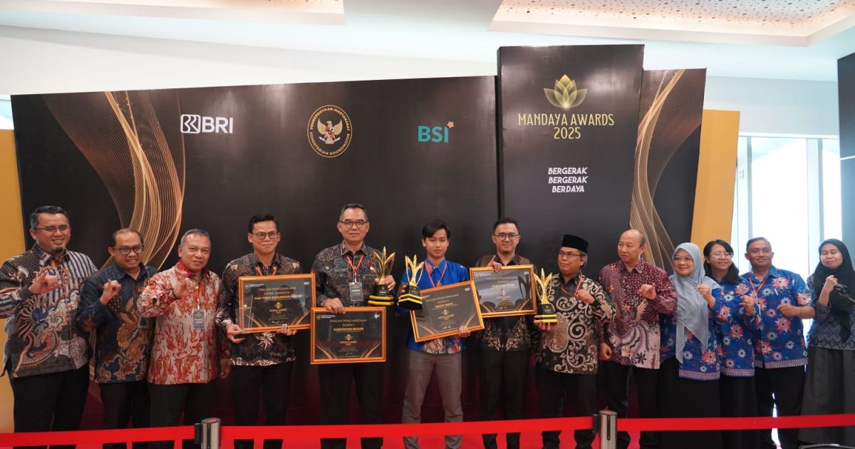 Sinergi Lintas Sektor Berbuah Prestasi, Pemkab Bogor Sabet Juara Nasional Mandaya Awards 2025
