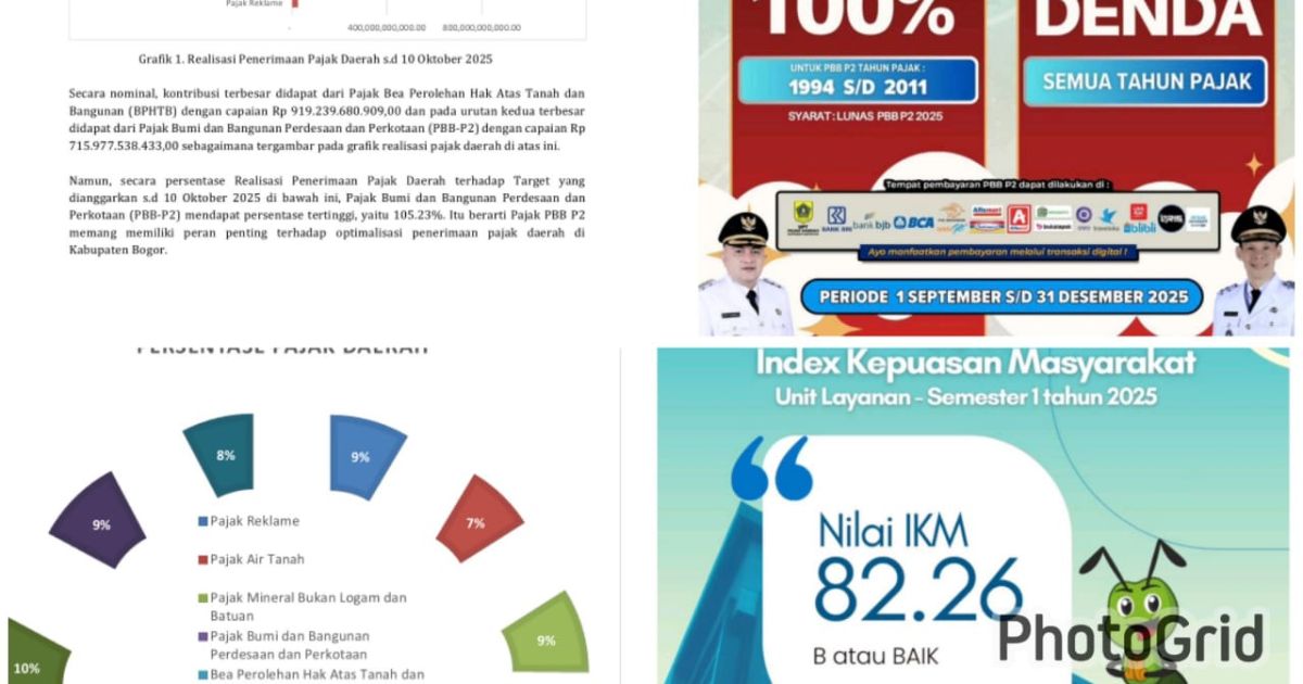 Pemkab Bogor Hadir untuk Rakyat: Bappenda Umumkan Pembebasan PBB, Hapus Denda, dan Permudah Pembayaran Digital