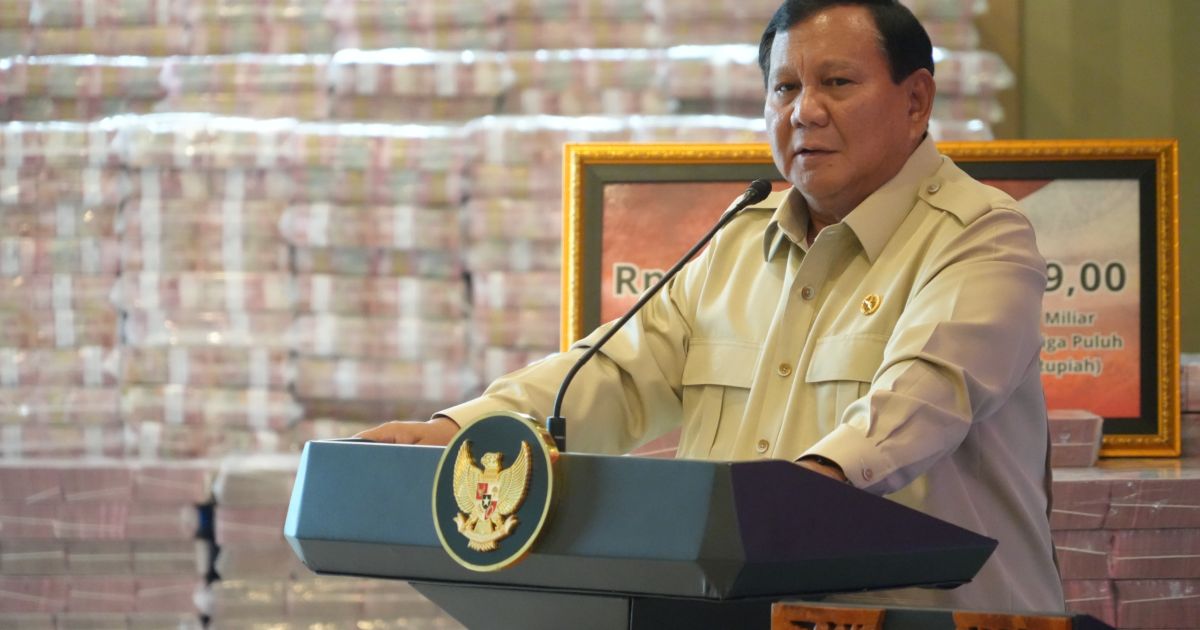Jaksa Agung Serahkan Rp13,2 Triliun Hasil Korupsi CPO, Disaksikan Langsung Presiden Prabowo Subianto