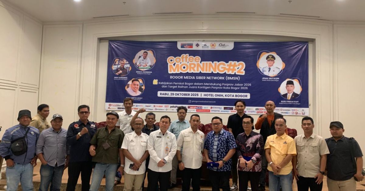 BMSN Gelar Kopi Morning Bahas Kesiapan Porprov Jabar 2026: Pemerintah, Media, dan Pelaku Usaha Bersatu Majukan Bogor
