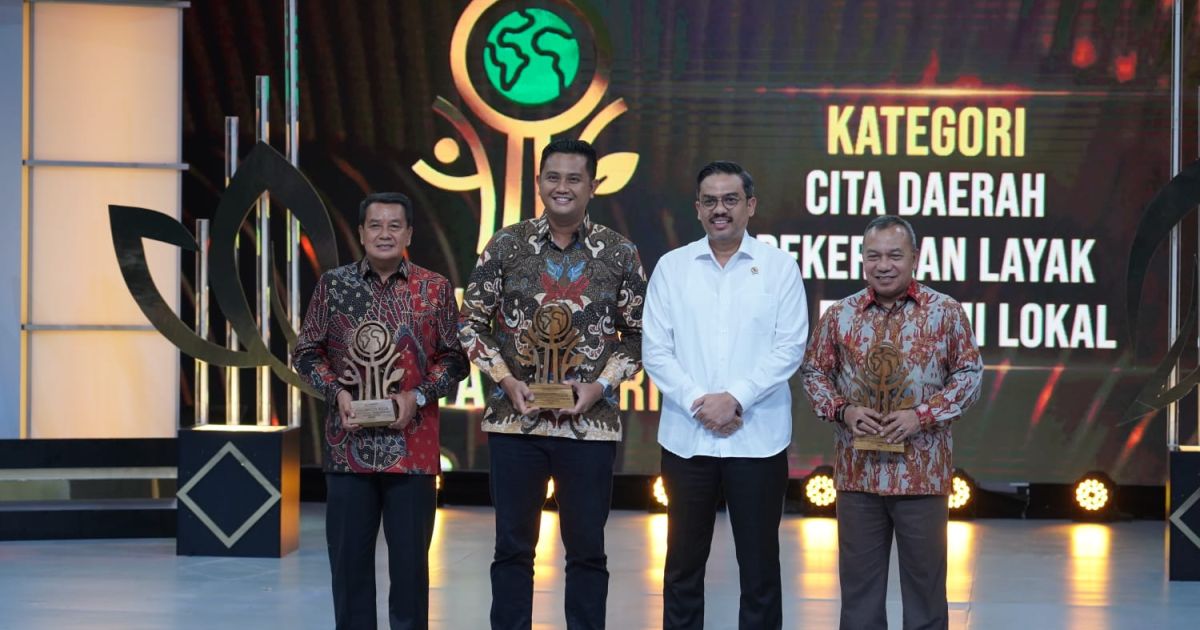 Kabupaten Bogor Sabet Penghargaan Pekerjaan Layak dan Ekonomi Lokal di Ajang Cita Negeri