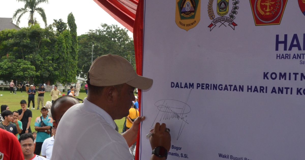 Hakordia 2025: Pemerintah Kabupaten Bogor Komit Bersih dari KKN, Rudy Susmanto Pimpin Deklarasi